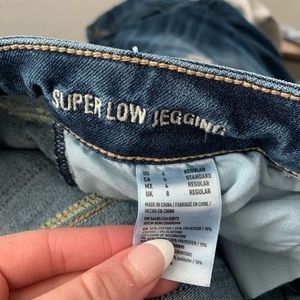 Super low rise jegging